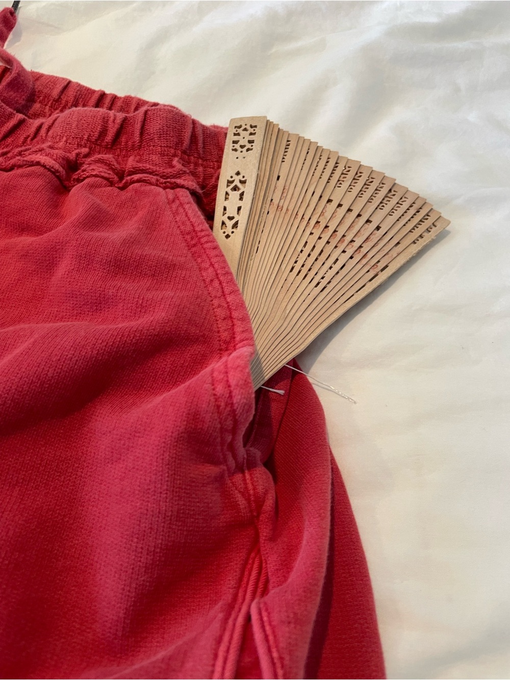 Free People Red Elastic Waist Jogger - Picture 6 of 13